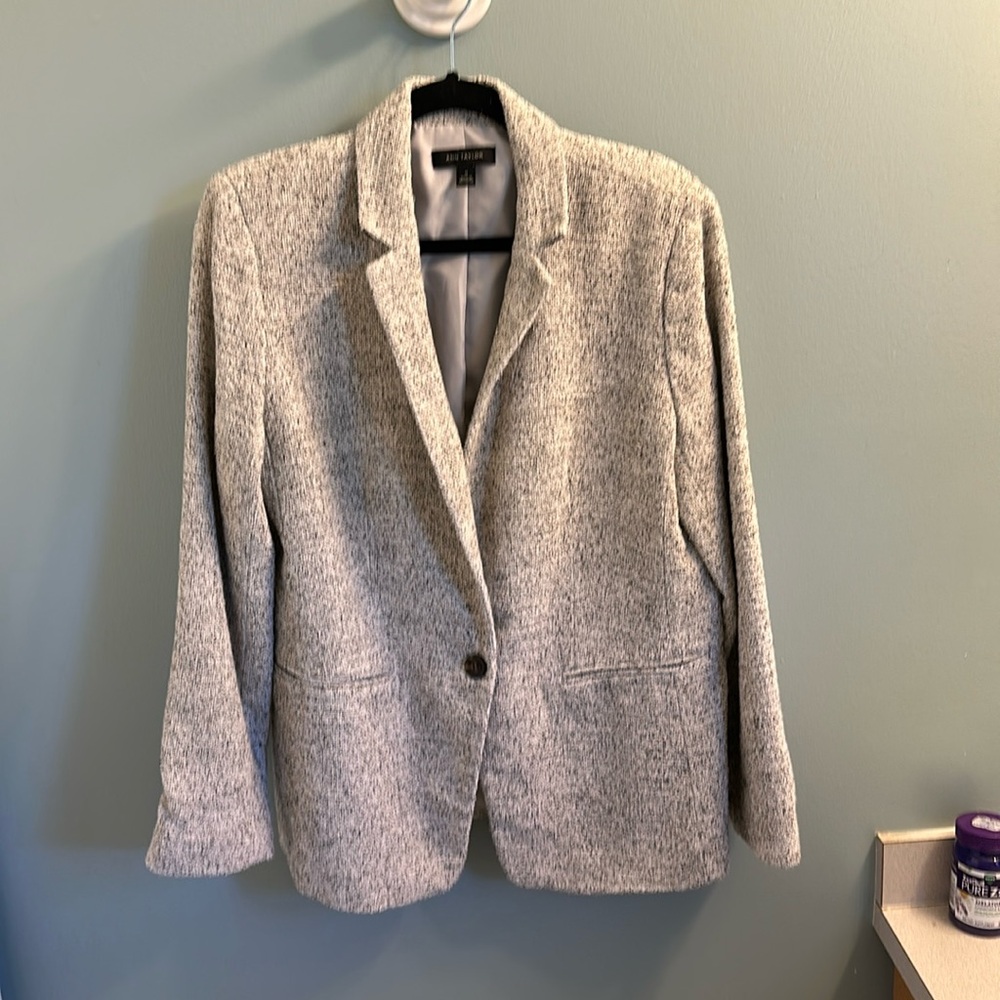 Ann Taylor, size 12, gray blazer